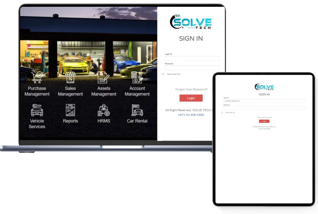 Garage Management Software in UAE